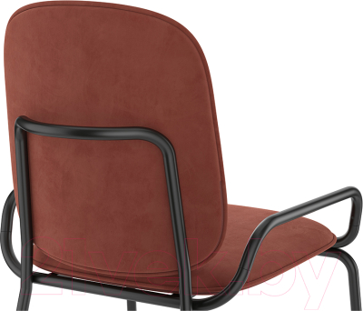 Стул Latitude Ror Double Frame / RORCH2FRBKVLRDRD (черный/темно-красный)