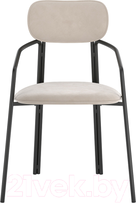 Стул Latitude Ror Round / RORCHRBKVLRBG (черный/бежевый)