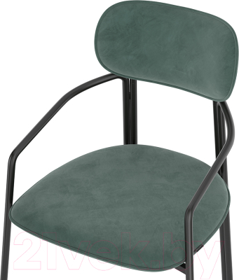 Стул Latitude Ror Round / RORCHRBKVLRGRN (черный/зеленый)