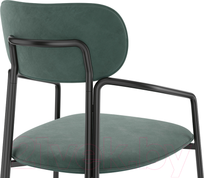 Стул Latitude Ror Round / RORCHRBKVLRGRN (черный/зеленый)