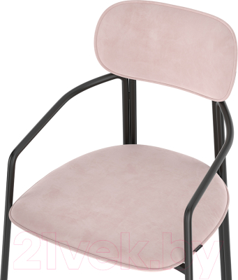 Стул Latitude Ror Round / RORCHRBKVLRPK (черный/розовый)