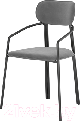 Стул Latitude Ror Round / RORCHRBKVLRGR (черный/серый) - фото