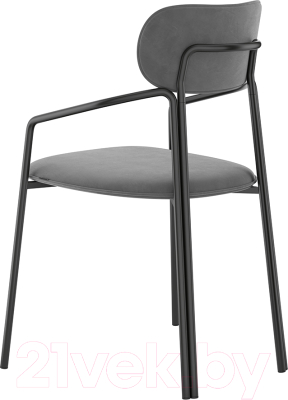 Стул Latitude Ror Round / RORCHRBKVLRGR (черный/серый)