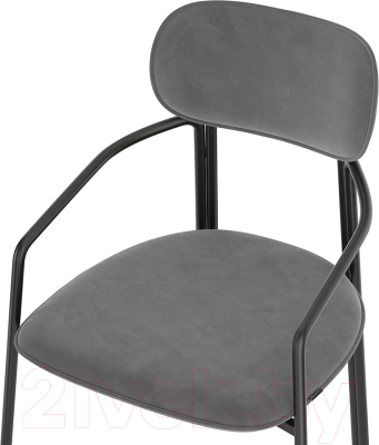 Стул Latitude Ror Round / RORCHRBKVLRGR (черный/серый)