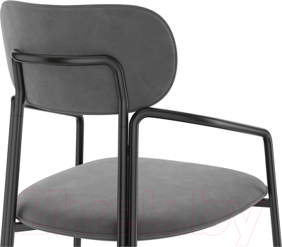 Стул Latitude Ror Round / RORCHRBKVLRGR (черный/серый)