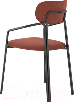 Стул Latitude Ror Round / RORCHRBKVLRDRD (черный/темно-красный)