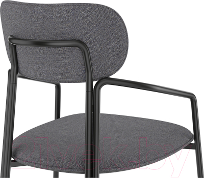 Стул Latitude Ror Round / RORCHRBKBSKGR (черный/серый)