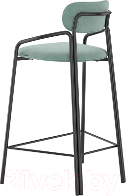Стул барный Latitude Ror Round / RORBSCHRBKVLRLBLGRN (черный/светло-бирюзовый)