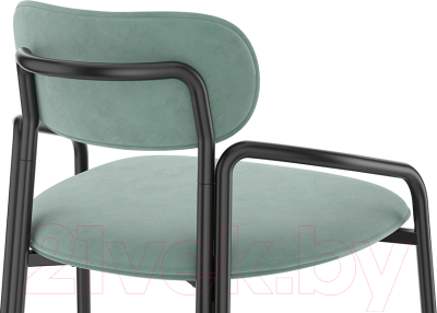 Стул барный Latitude Ror Round / RORBSCHRBKVLRLBLGRN (черный/светло-бирюзовый)