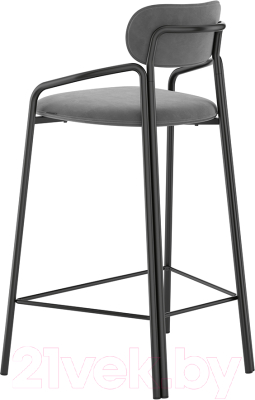 Стул барный Latitude Ror Round / RORBSCHRBKVLRGR (черный/серый)