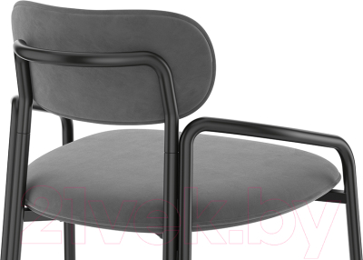 Стул барный Latitude Ror Round / RORBSCHRBKVLRGR (черный/серый)