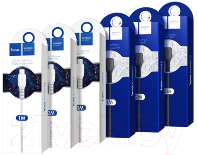 Кабель Hoco X20 USB (m)-Lightning