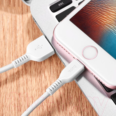 Кабель Hoco X20 USB (m)-Lightning