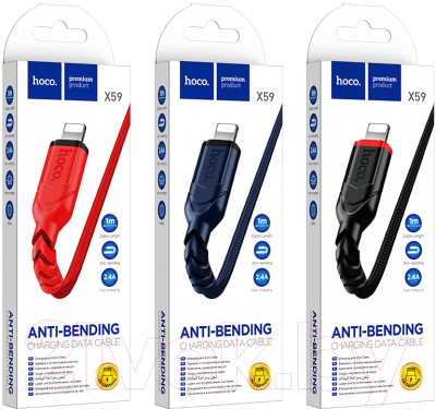 Кабель Hoco X59 USB (m)-Lightning