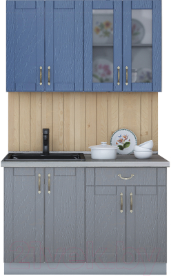 Готовая кухня Интерлиния Мила Крафт 1.2А - фото