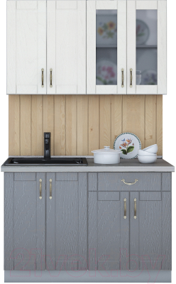 Готовая кухня Интерлиния Мила Крафт 1.2А - фото