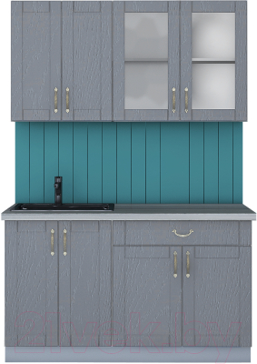 Готовая кухня Интерлиния Мила Крафт 1.4А - фото