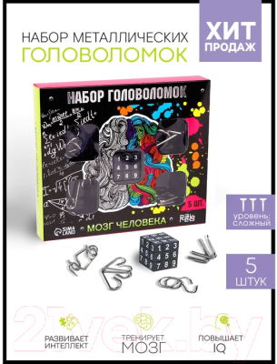 Набор головоломок Puzzle Мозг человека / 3302583