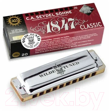 Губная гармошка Seydel Sohne 1847 Classic Wilde Rock Bb / 16220BB