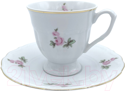 Чашка с блюдцем Cmielow i Chodziez Maria Teresa / G642-8002M31 - фото