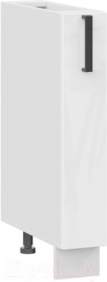 Шкаф карго ТриЯ Детройт 1Н15К исп.2 (белый/белый глянец) - фото