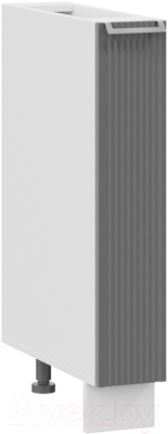 Шкаф карго ТриЯ Кимберли 1Н15К (белый/титан) - фото