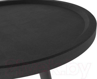 Журнальный столик Калифорния мебель Батл (черный лофт/черный)