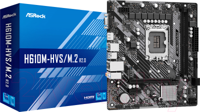 Материнская плата AsRock H610M-HVS/M.2 R2.0