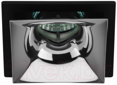 Точечный светильник ЭРА KL102 BK/CH / Б0056356 - фото