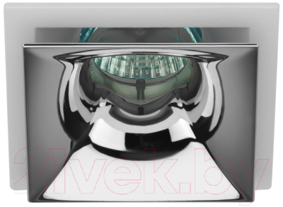 Точечный светильник ЭРА KL102 WH/CH / Б0056354 - фото