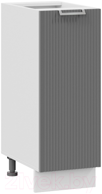 Шкаф-стол кухонный ТриЯ Кимберли 1Н3 (белый/титан) - фото