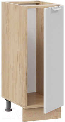 Шкаф-стол кухонный ТриЯ Кимберли 1Н3 (дуб крафт золотой/сноу)