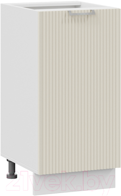 Шкаф-стол кухонный ТриЯ Кимберли 1Н4 (белый/крем) - фото