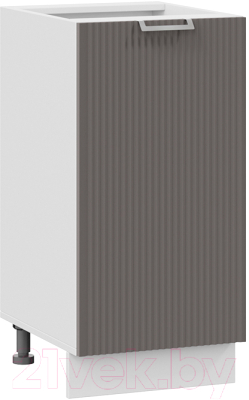 Шкаф-стол кухонный ТриЯ Кимберли 1Н4 (белый/муссон) - фото