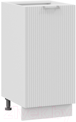 Шкаф-стол кухонный ТриЯ Кимберли 1Н4 (белый/сноу) - фото