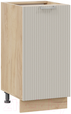 Шкаф-стол кухонный ТриЯ Кимберли 1Н4 (дуб крафт золотой/крем) - фото