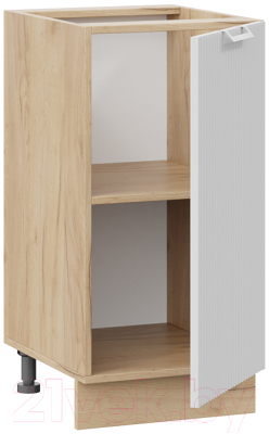 Шкаф-стол кухонный ТриЯ Кимберли 1Н4 (дуб крафт золотой/сноу)