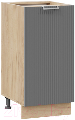 Шкаф-стол кухонный ТриЯ Кимберли 1Н4 (дуб крафт золотой/титан) - фото