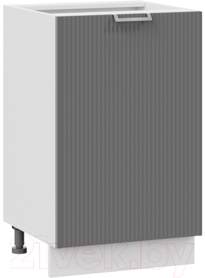 Шкаф-стол кухонный ТриЯ Кимберли 1Н5 (белый/титан) - фото