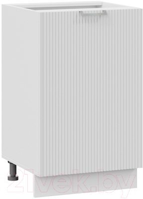 Шкаф-стол кухонный ТриЯ Кимберли 1Н5 (белый/сноу) - фото