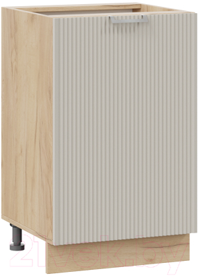 Шкаф-стол кухонный ТриЯ Кимберли 1Н5 (дуб крафт золотой/крем) - фото