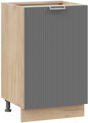 Шкаф-стол кухонный ТриЯ Кимберли 1Н5 (дуб крафт золотой/титан) - фото