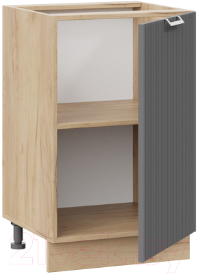 Шкаф-стол кухонный ТриЯ Кимберли 1Н5 (дуб крафт золотой/титан)