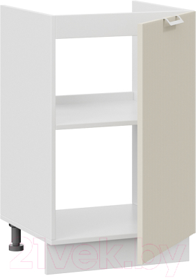 Шкаф под мойку ТриЯ Кимберли 1Н5М (белый/крем)