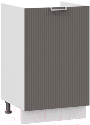 Шкаф под мойку ТриЯ Кимберли 1Н5М (белый/муссон) - фото