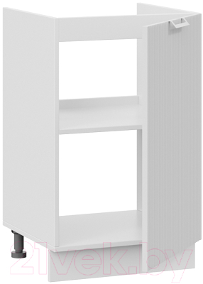 Шкаф под мойку ТриЯ Кимберли 1Н5М (белый/сноу)