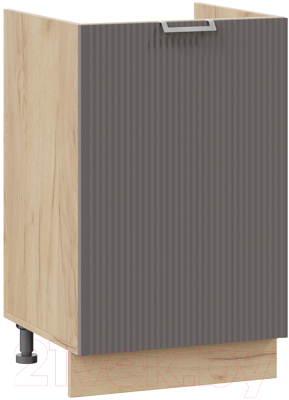 Шкаф под мойку ТриЯ Кимберли 1Н5М (дуб крафт золотой/муссон) - фото
