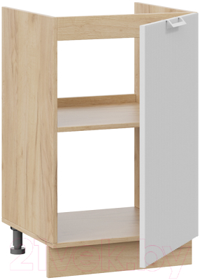 Шкаф под мойку ТриЯ Кимберли 1Н5М (дуб крафт золотой/сноу)