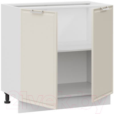 Шкаф-стол кухонный ТриЯ Белладжио 1Н8 (белый/софт панакота)