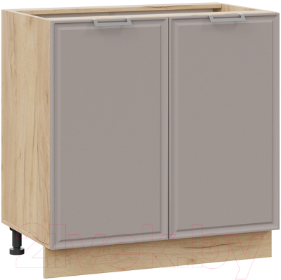 Шкаф-стол кухонный ТриЯ Белладжио 1Н8 (дуб крафт золотой/софт капучино) - фото